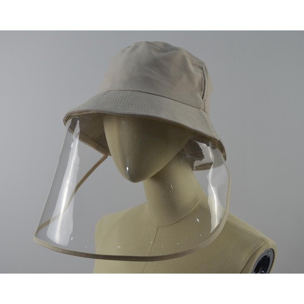 Ore International Bucket Unisex Hat Face Shield Cream HAT904
